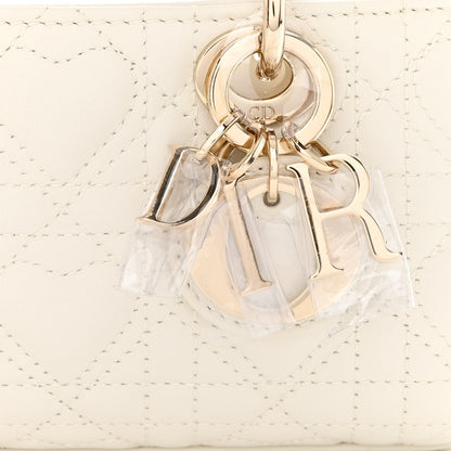 Christian Dior Lambskin Cannage Dioramour Micro Lady D-Joy Latte 8 of 11
