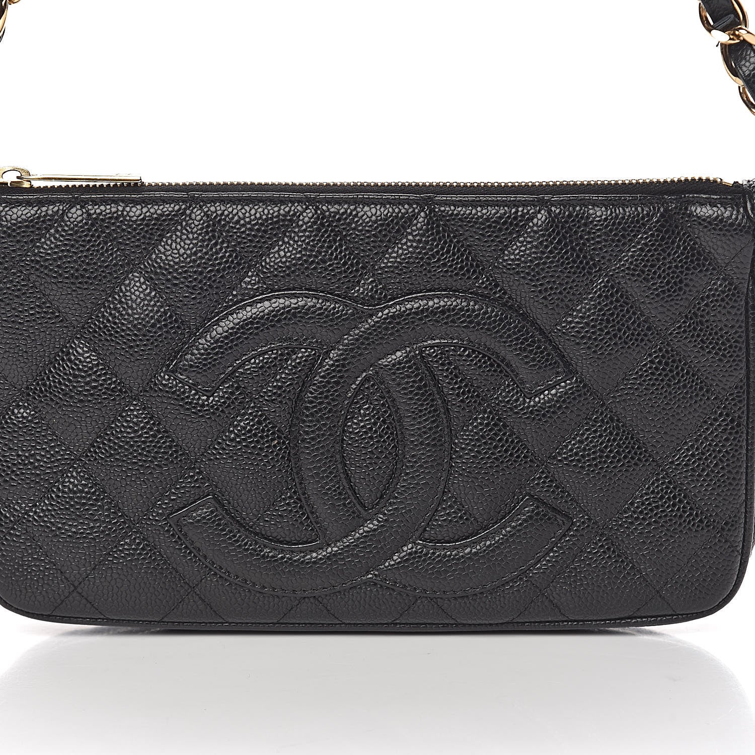 Chanel Caviar Quilted CC Shoulder Bag Black 17 of 17