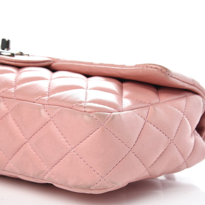 Chanel Lambskin Quilted East West Flap Pink 14 of 14