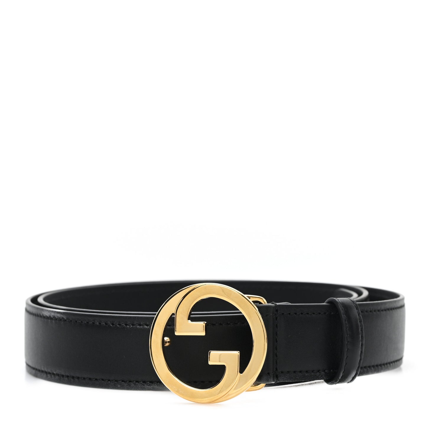Ciny Lux Calfskin Blondie 30mm Belt 100 40 Black