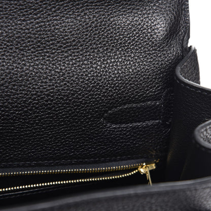 Hermes Togo Kelly Retourne 35 Black 12 of 35