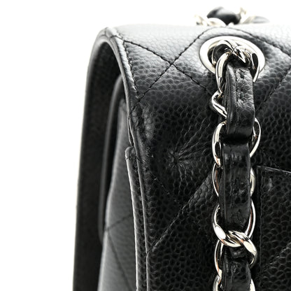 Chanel Caviar Quilted Jumbo Double Flap Black 15 of 16