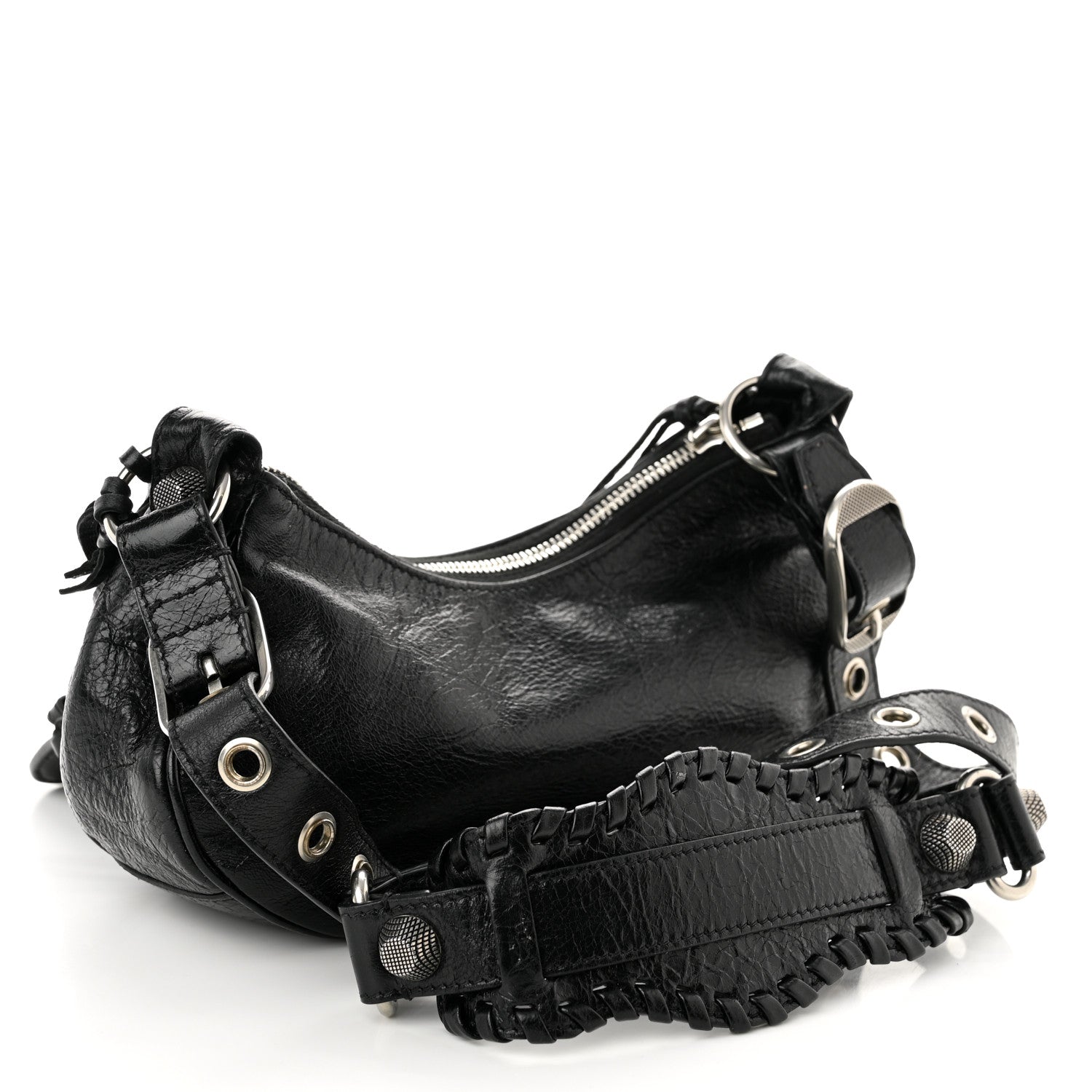 Balenciaga Agneau Arena Le Cagole Shoulder Bag XS Black 3 of 9