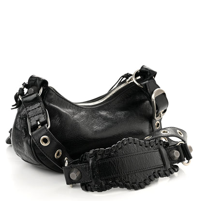 Balenciaga Agneau Arena Le Cagole Shoulder Bag XS Black 3 of 9