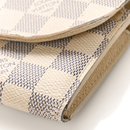 Louis Vuitton Damier Azur Emilie Wallet 9 of 13