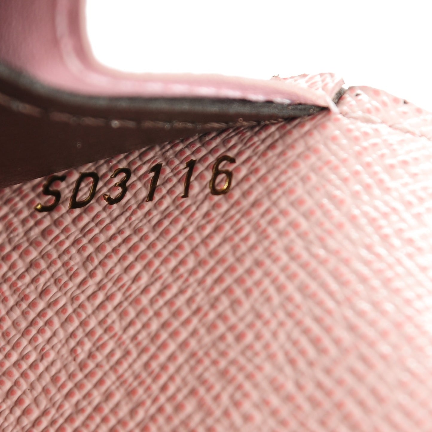 Monogram Emilie Wallet Rose Ballerine