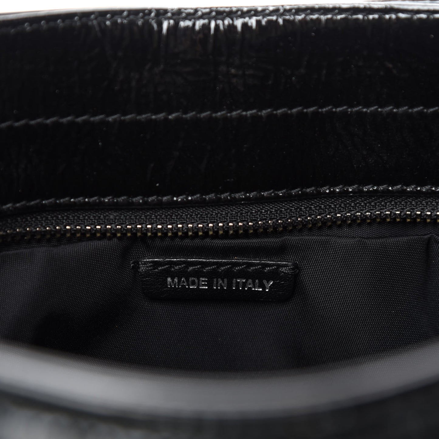 Nylon Beat Check Shoulder Bag Black