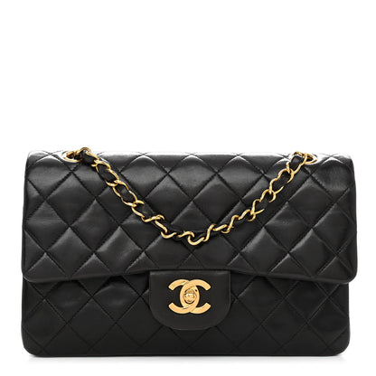 Chanel Lambskin Quilted Small Double Flap Black 1 of 10