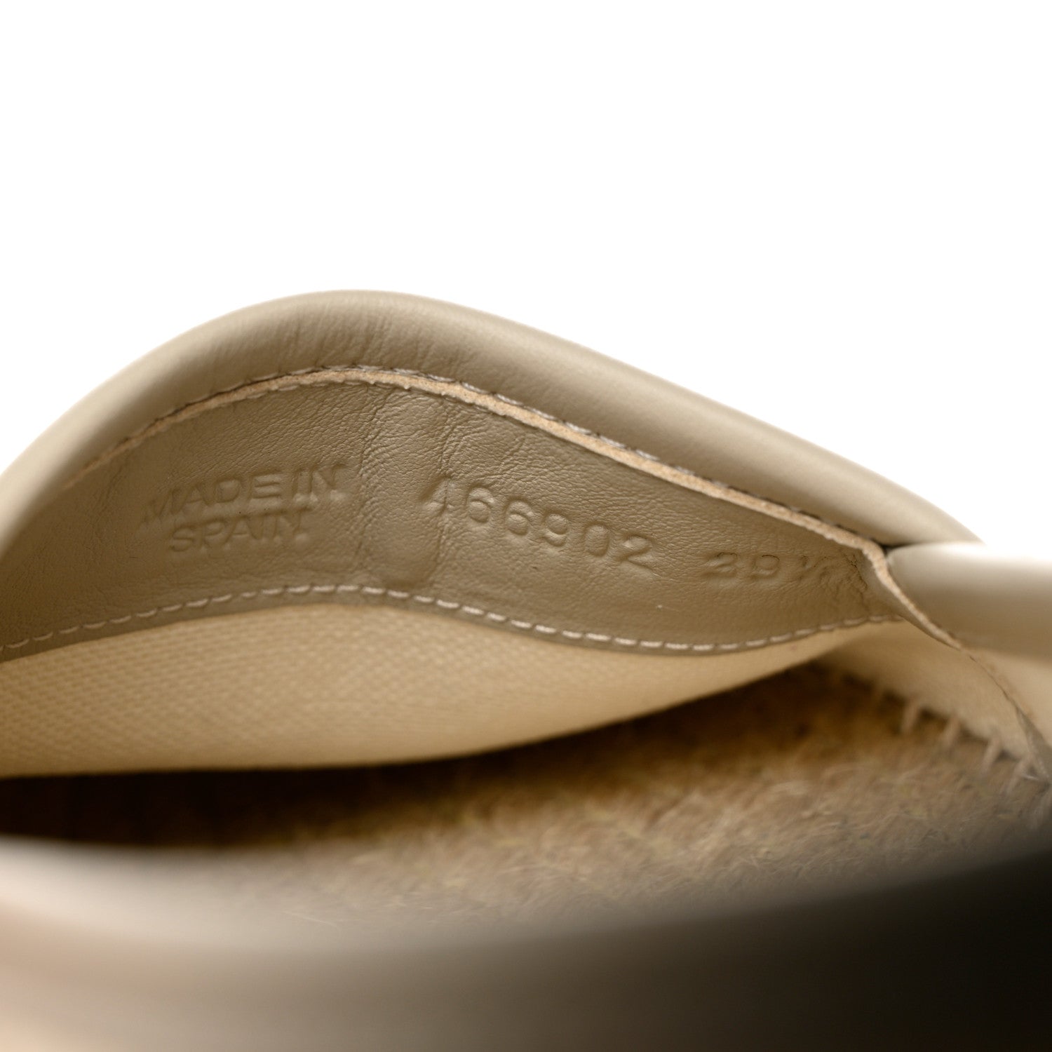 Gucci Washed Cotton Miro Soft Calfskin GG Monogram Espadrilles 39.5 White Mystic White 6 of 9