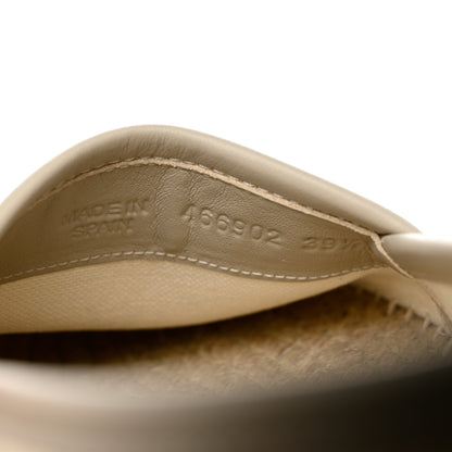 Gucci Washed Cotton Miro Soft Calfskin GG Monogram Espadrilles 39.5 White Mystic White 6 of 9