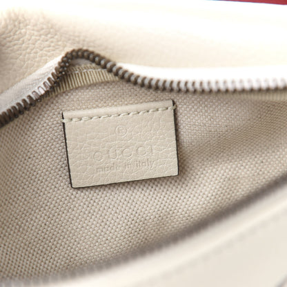 Gucci Grained Calfskin Small Logo Belt Bag White 5 of 9