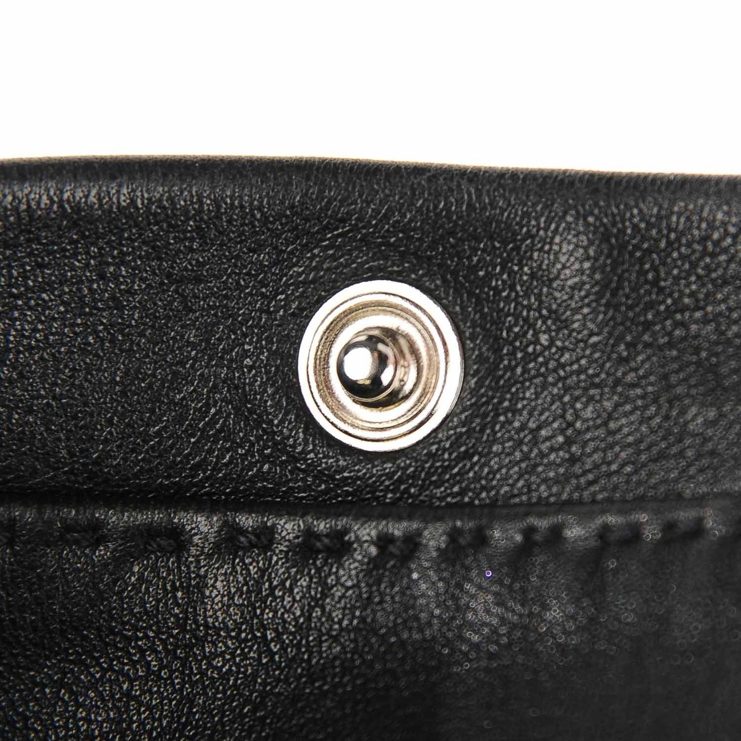 Lambskin Toudou Perfore Crossbody Black