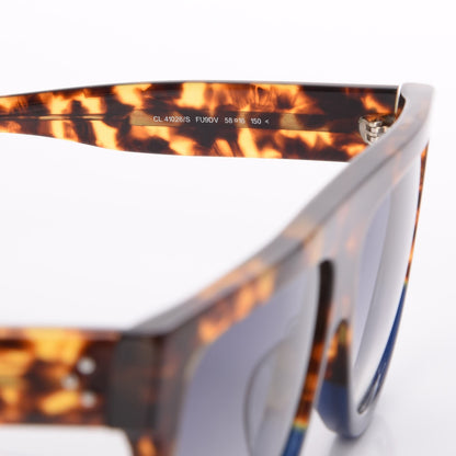 Celine Shadow Sunglasses CL 41026/S Havana Blue 6 of 6