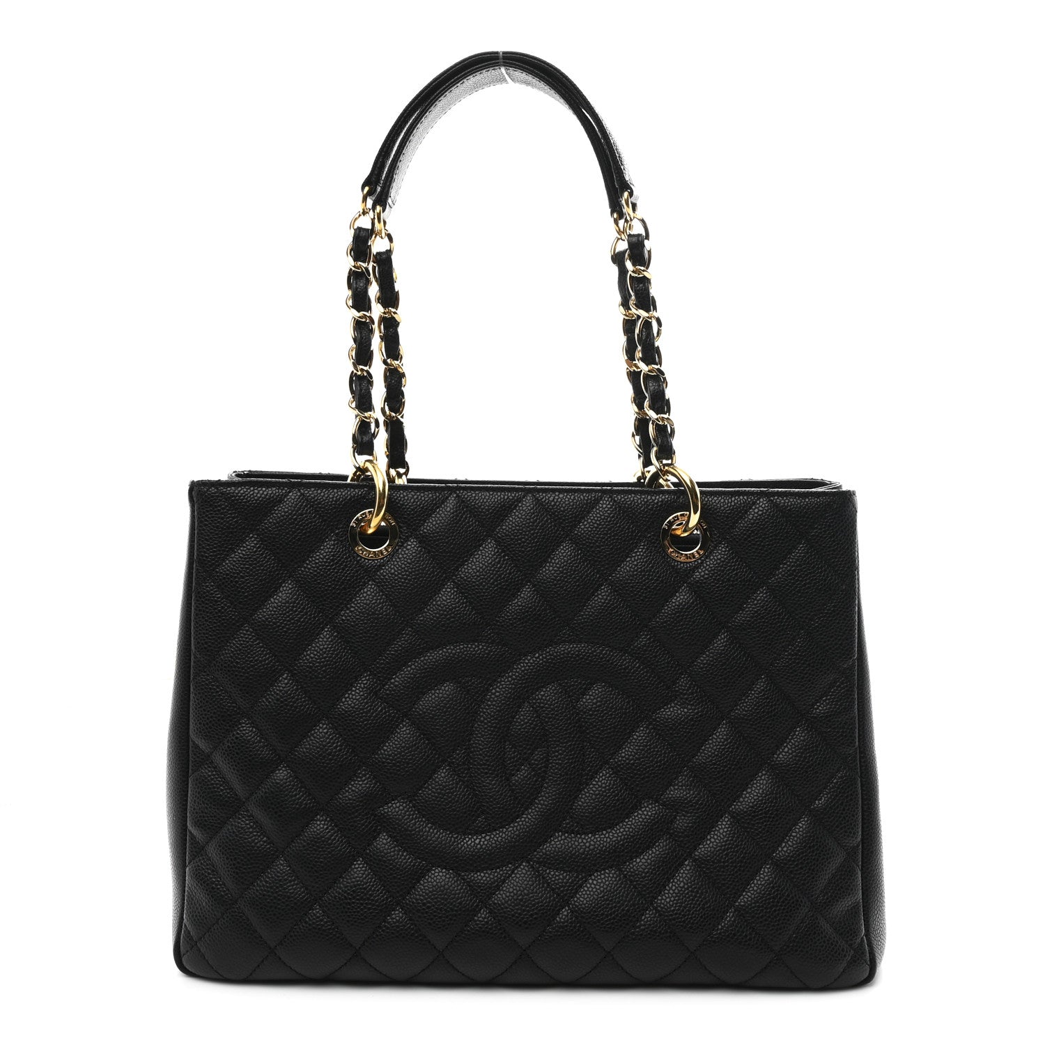 Chanel Caviar Quilted Grand Shopping Tote GST Black 1 of 11