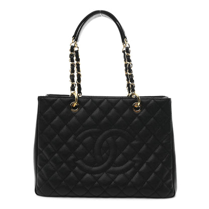 Chanel Caviar Quilted Grand Shopping Tote GST Black 1 of 11