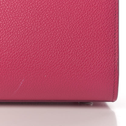 Saint Laurent Grained Calfskin Baby Sac De Jour Lipstick Fuchsia 14 of 15