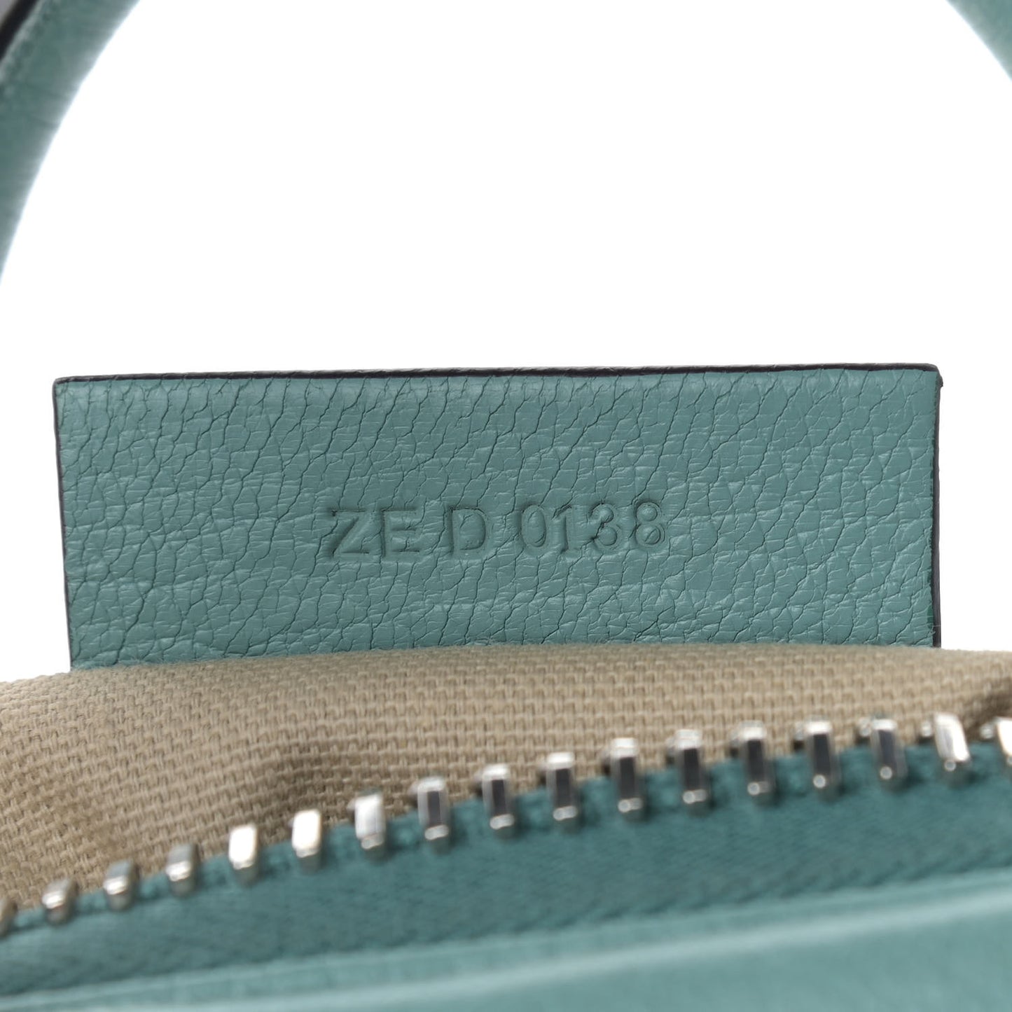 Sugar Goatskin Mini Antigona Aqua