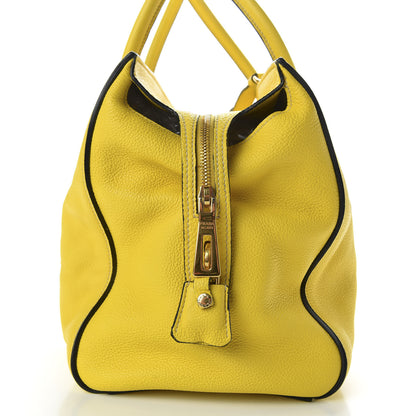 Prada Vitello Grain Tote Girasole 8 of 8