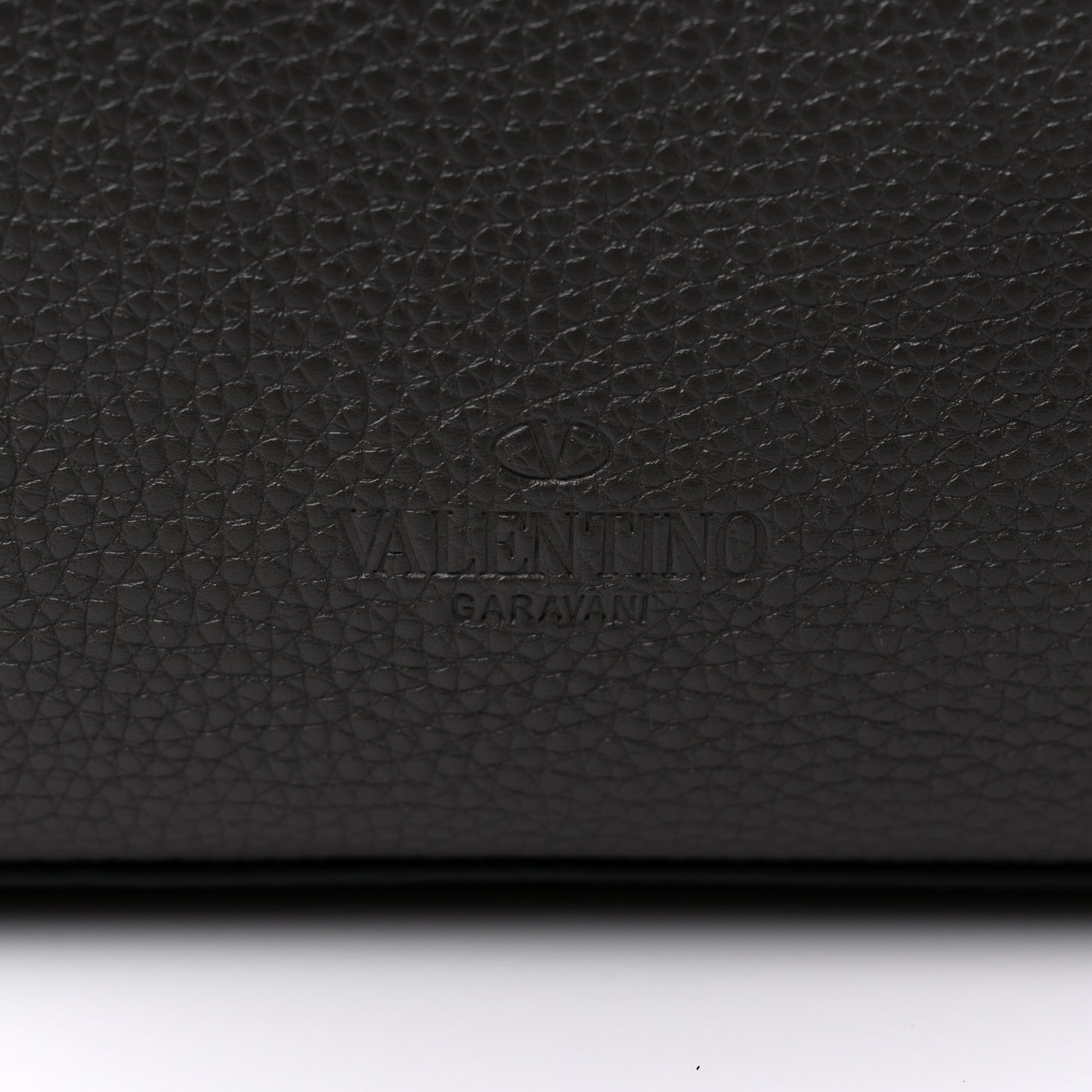 Valentino Garavani Grained Calfskin Rockstud Shoulder Tote Graphite 11 of 11
