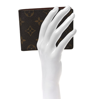 Louis Vuitton Monogram Mens Porte-Billets 3 Card Billfold Wallet 2 of 7