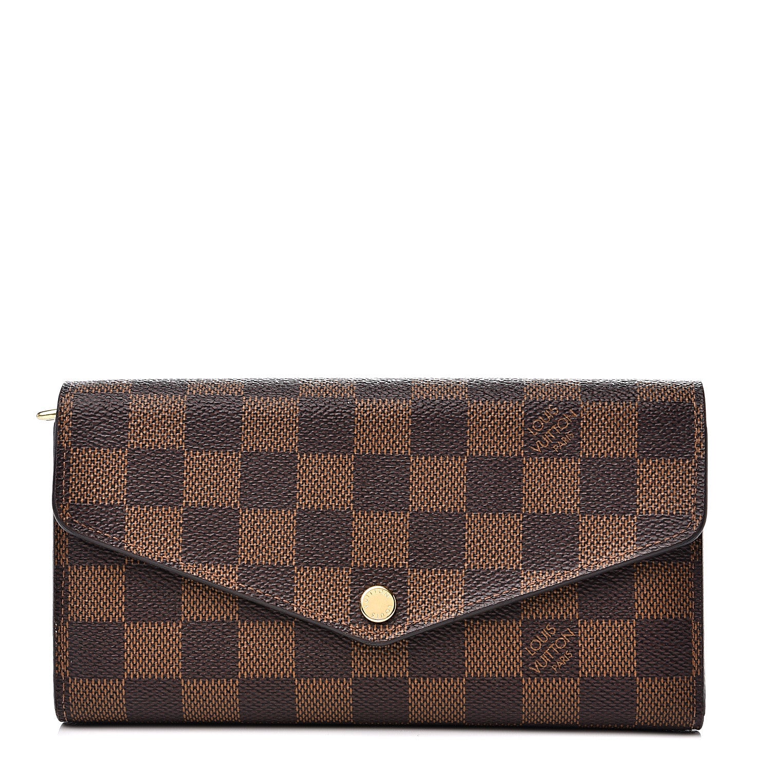 Louis Vuitton Damier Ebene Sarah Wallet NM 1 of 7