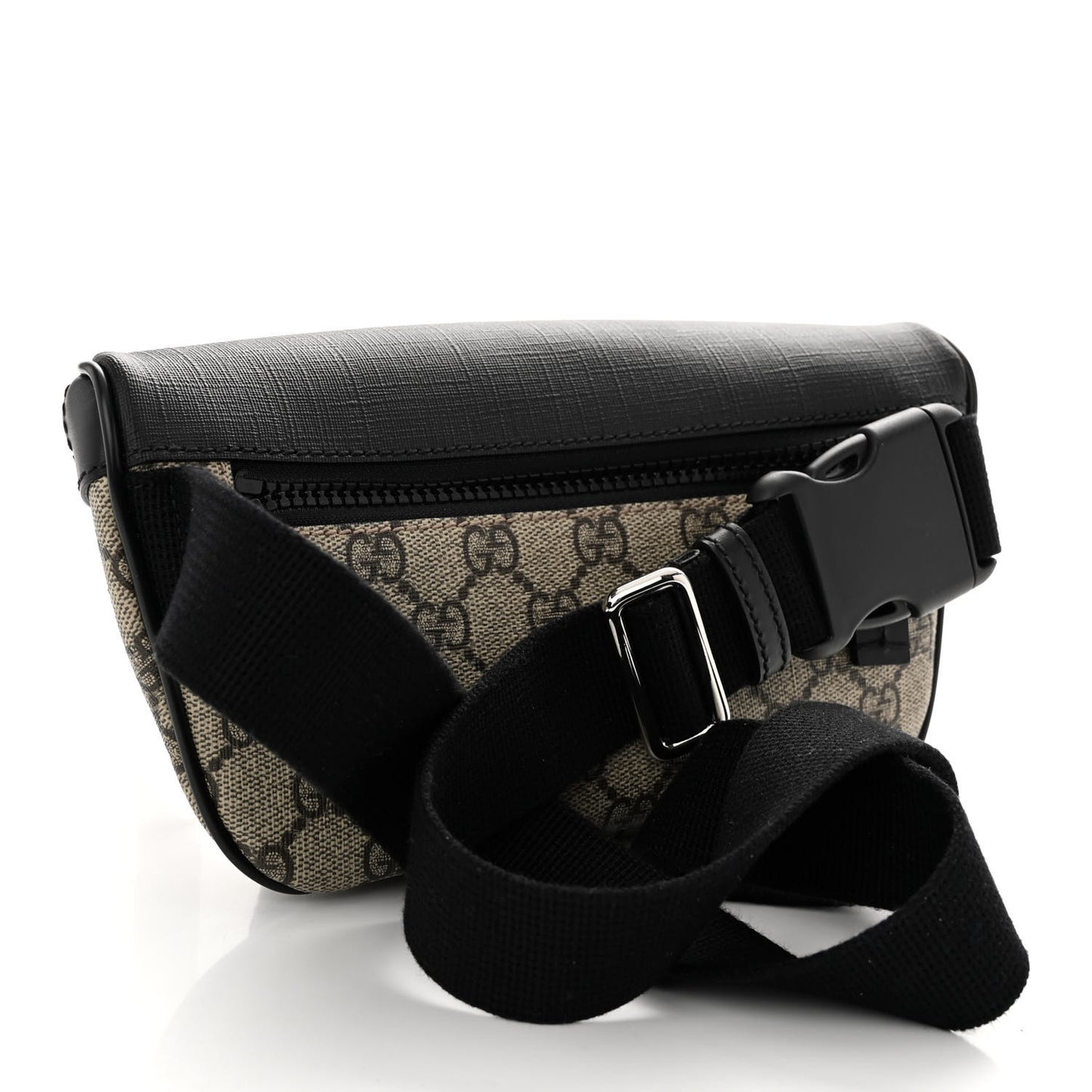 GG Supreme Monogram Belt Bag Black