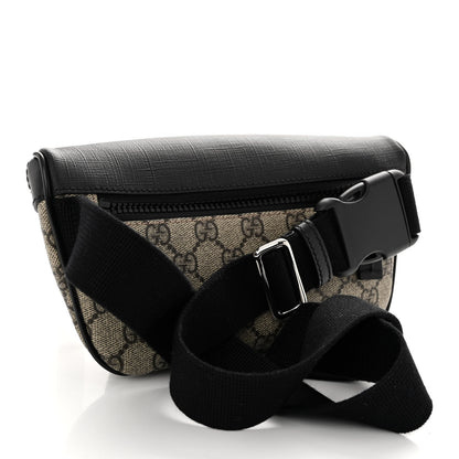 Gucci GG Supreme Monogram Belt Bag Black 3 of 11