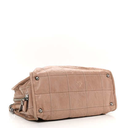 Prada Nappa Antique Stitched Satchel Cammeo 4 of 25
