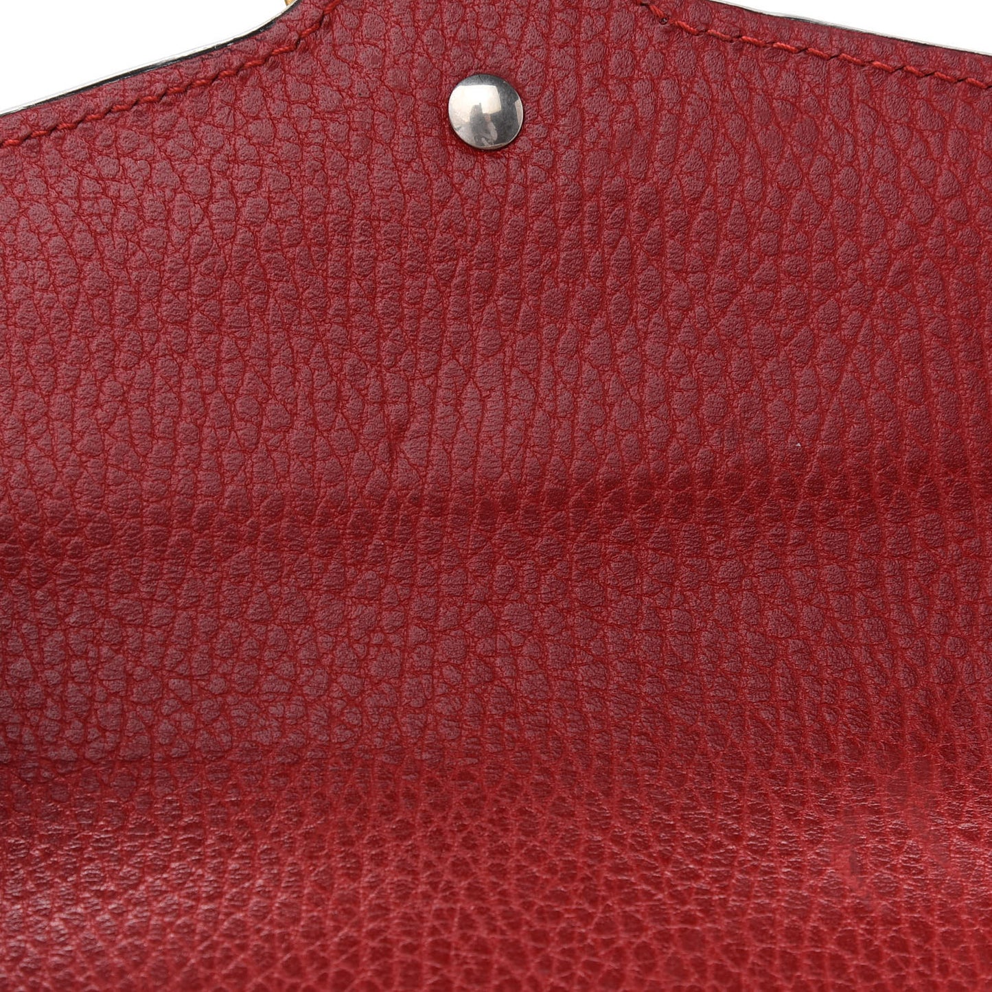 Calfskin Mini Dionysus Chain Wallet Hibiscus Red