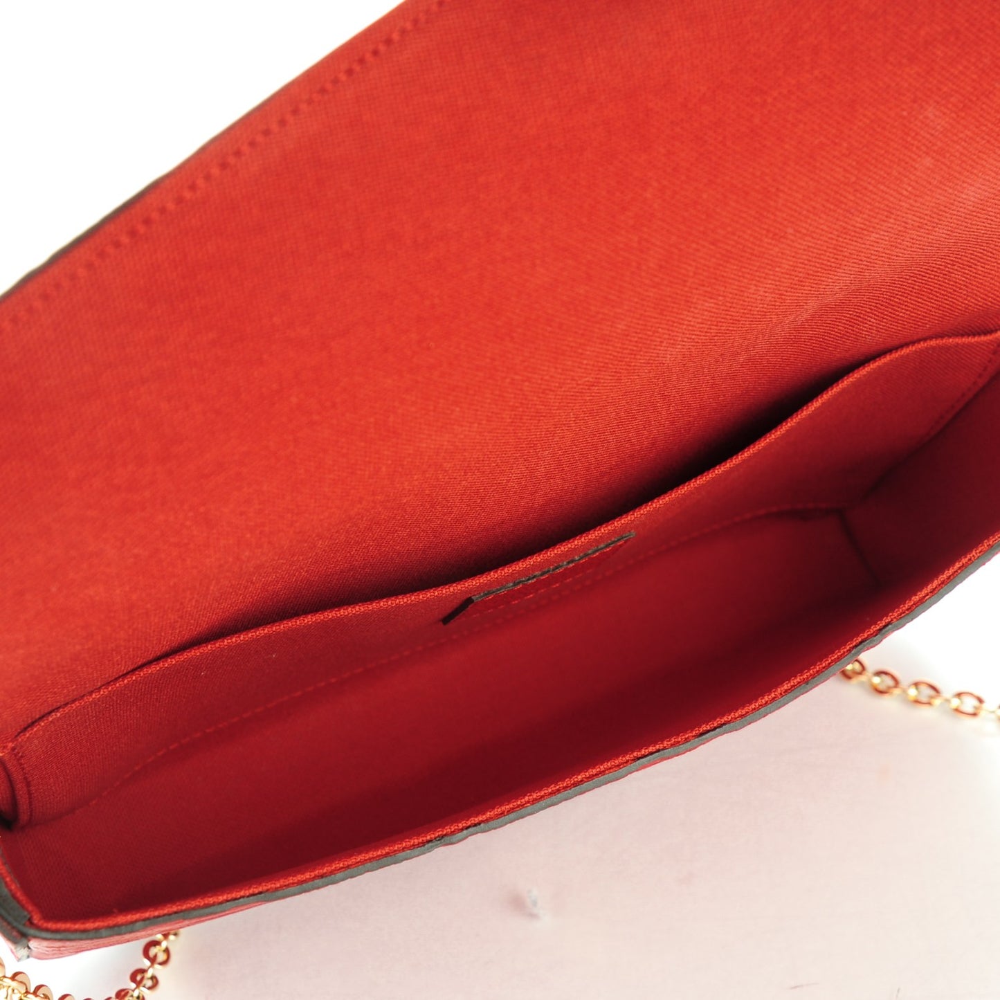 Empreinte Pochette Felicie Chain Wallet Cherry