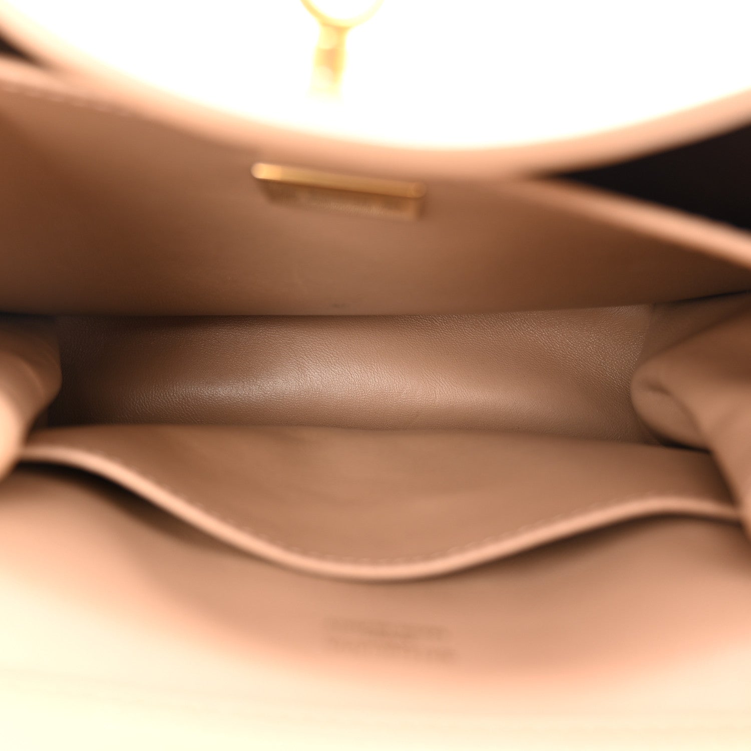 Balenciaga Natural Smooth Calfskin Mini Rodeo Top Handle Handbag Latte 5 of 11