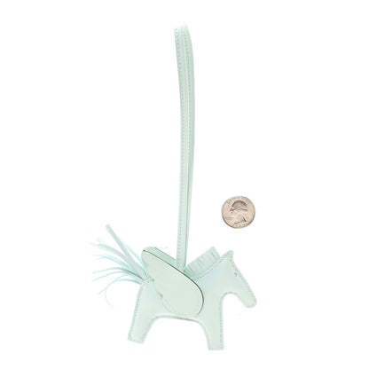 Hermes Milo Lambskin Grigri Rodeo Pegase Horse Bag Charm PM Vert Peppermint 2 of 4