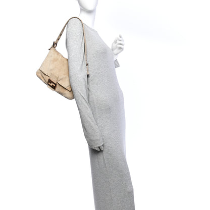 Fendi Suede Mama Baguette Beige 2 of 10