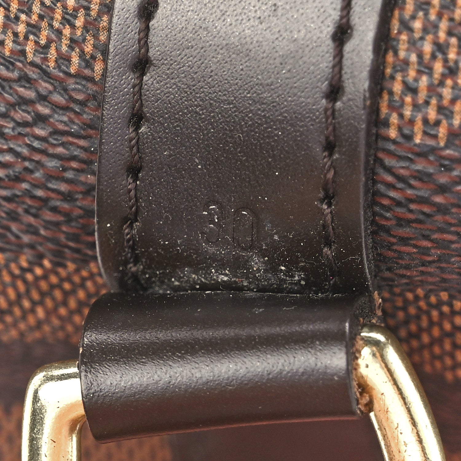 Louis Vuitton Damier Ebene Speedy Bandouliere 30 9 of 13