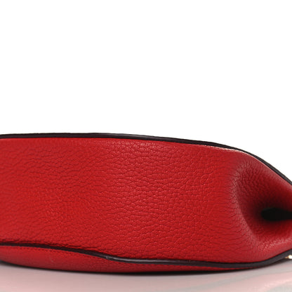 Chloe Grained Lambskin Mini Drew Shoulder Bag Plaid Red 8 of 8