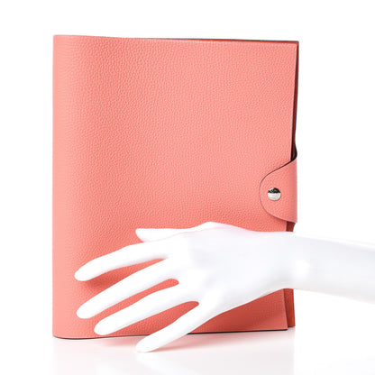 Hermes Togo Ulysse MM Notebook Rose Candy 2 of 8
