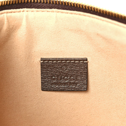 Gucci GG Supreme Monogram Large Ophidia Pouch Clutch Brown 6 of 8