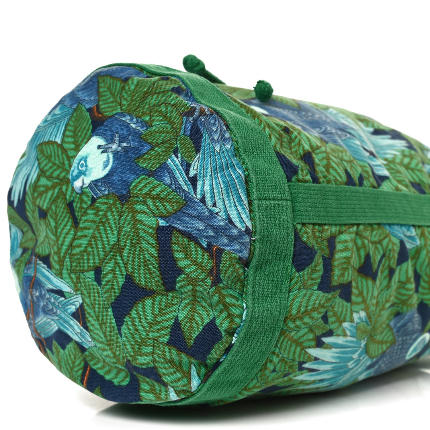 Hermes Cotton Canvas Drawstring Bucket Tote 8 of 10