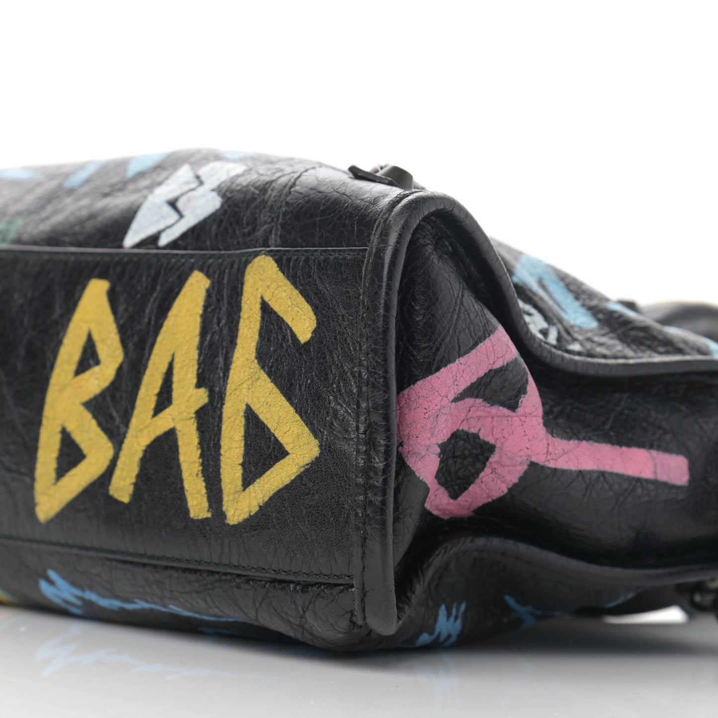 Agneau Graffiti All Over Classic Hardware S City Black Multicolor
