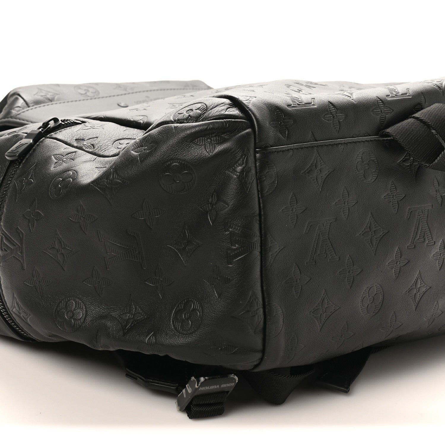 Louis Vuitton Calfskin Monogram Shadow Discovery Backpack Black 8 of 9