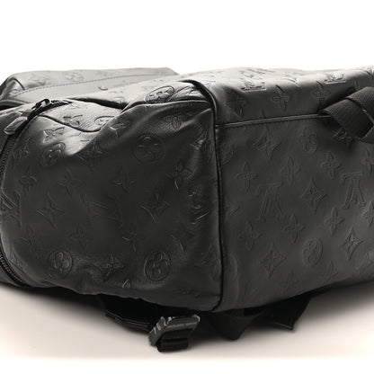Louis Vuitton Calfskin Monogram Shadow Discovery Backpack Black 8 of 9