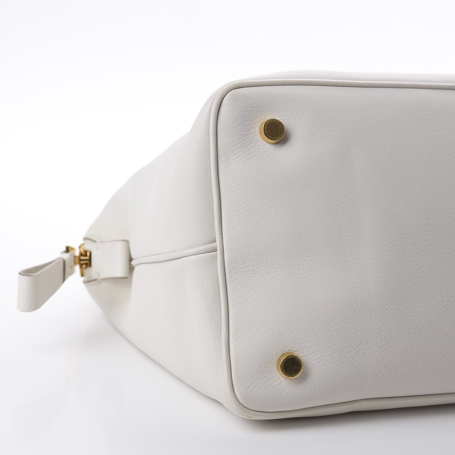 Tom Ford Goatskin Charlotte Satchel White 6 of 10