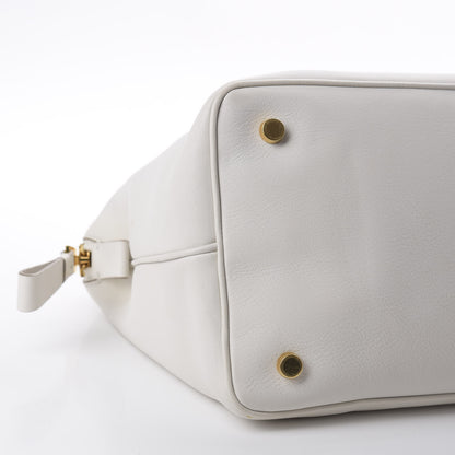 Tom Ford Goatskin Charlotte Satchel White 6 of 10