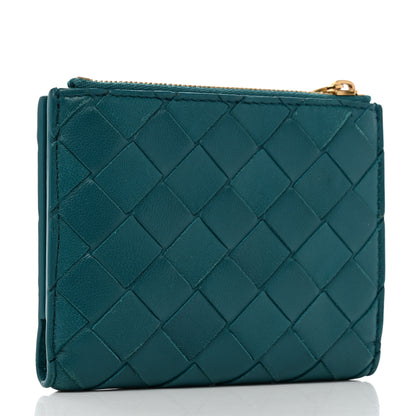 Bottega Veneta Nappa Intrecciato Bifold Zip Wallet Mallard 4 of 8