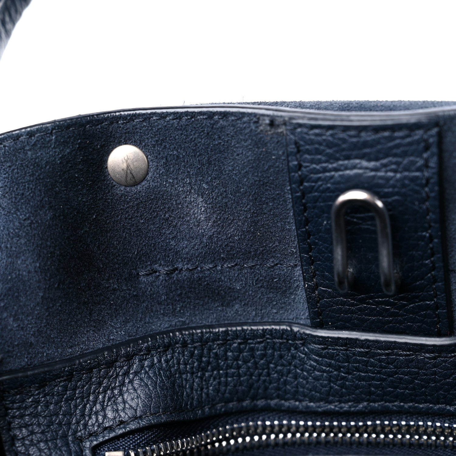 Celine Supple Grained Calfskin Small Big Bag Dark Blue 12 of 15
