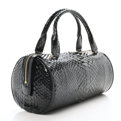 The Row Snakeskin Edith Bag Black 3 of 9