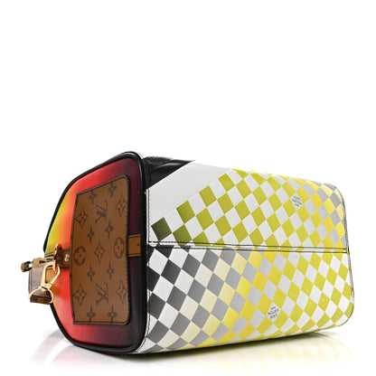 Louis Vuitton Epi Reverse Monogram Damier Race Speedy Bandouliere 30 Black Yellow 4 of 9