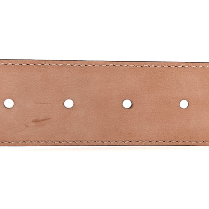 Gucci Calfskin Interlocking G 37mm Belt 105 42 Camelia 4 of 6