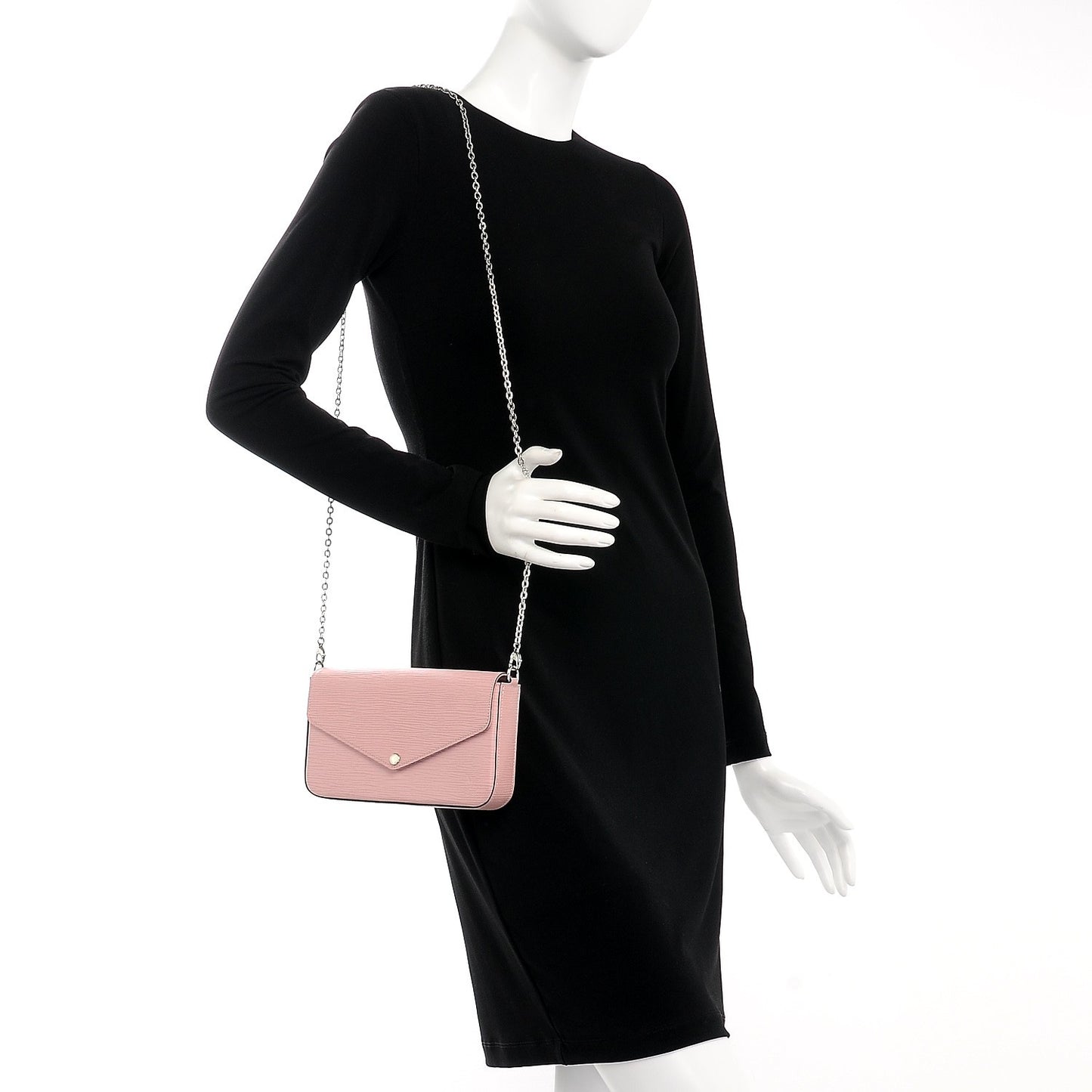 Epi Pochette Felicie Rose Ballerine
