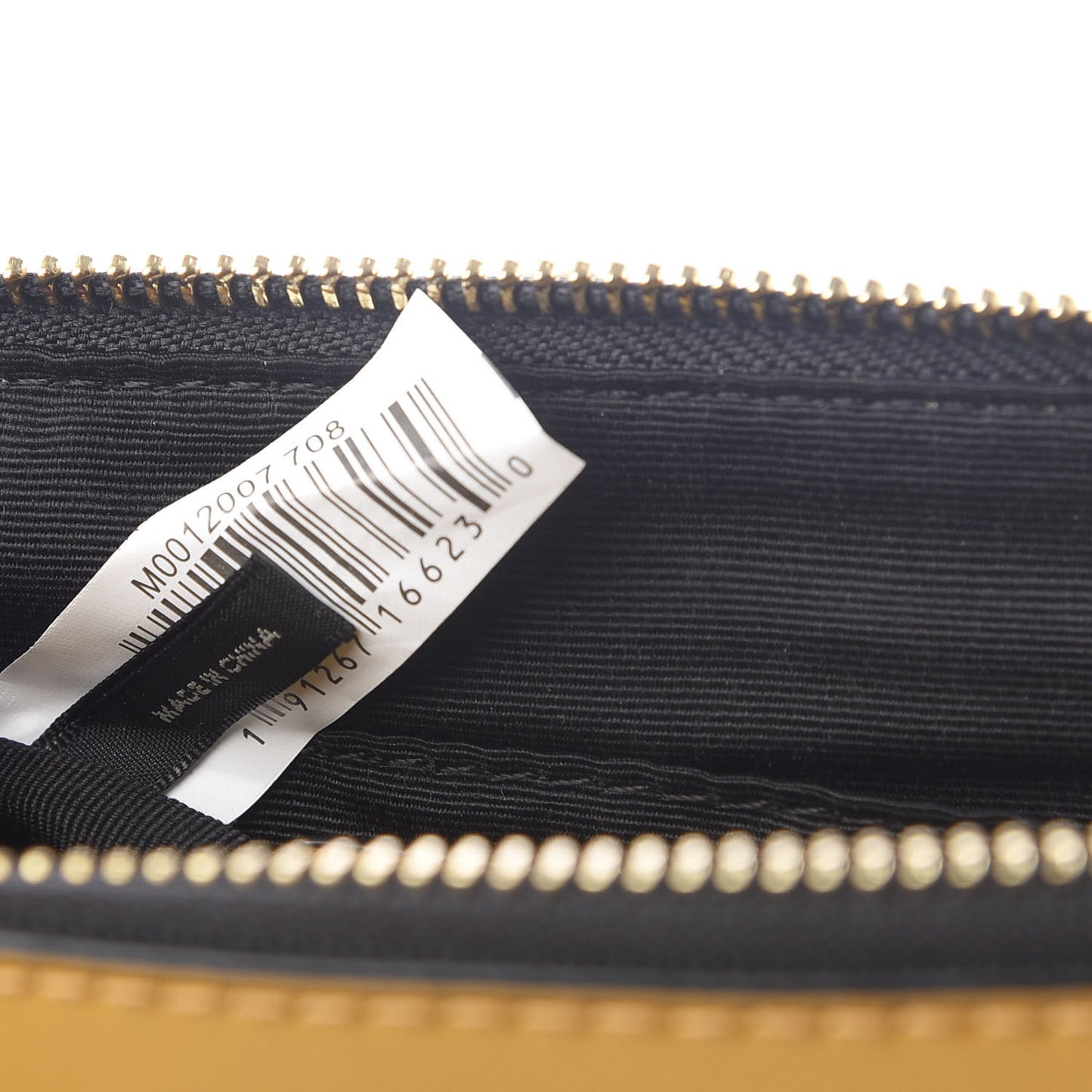 Saffiano Small Snapshot Camera Bag Mustard Multi